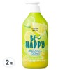 Happy Bath Smile Body Wash Wellness Lime & Citron, 900g, 2 pieces / 해피바스 스마일 바디워시 웰니스 라임 앤 시트론, 900g, 2개