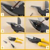 Gold Deer Molle Cutter, 45° Cut, Plastic Cutter, Molle Cutter,