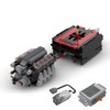 Motor V8 con caja de cambios Tech Engine Model Building