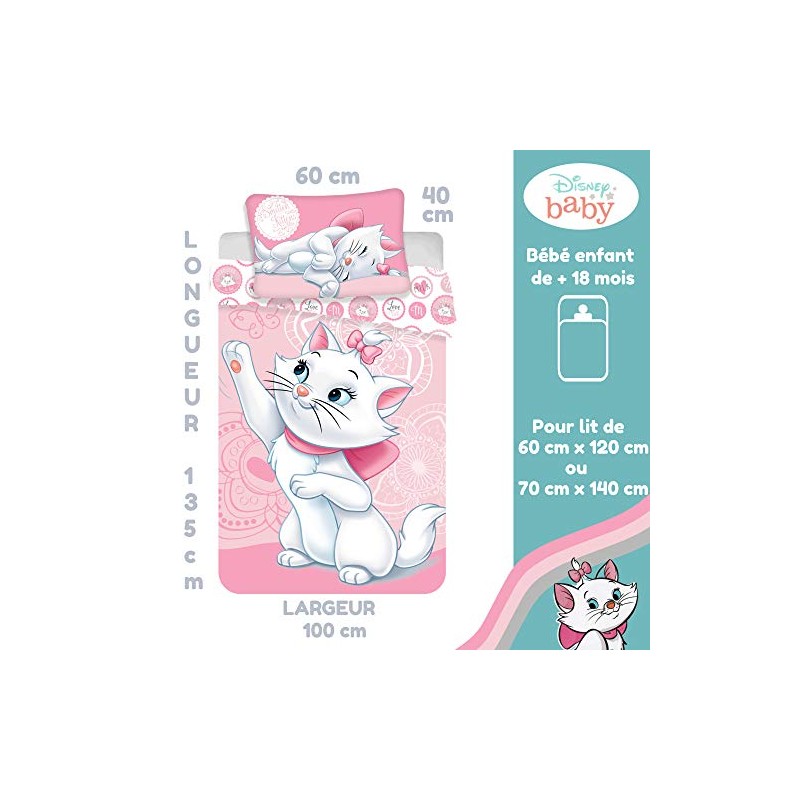 Marie Aristocats Baby Bedding Set 100 x 135 cm +