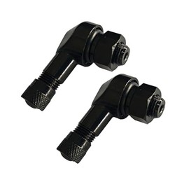 2 x Motorcycle Aluminium Angle Valves Black Angle Valves Angle Valves Motorcycle Valves 8.3 mm Valves for Angle Valve Motorcycle Tyre Valves with 90 Degree for Easy Installation and Perfect Fit for Many Different Items