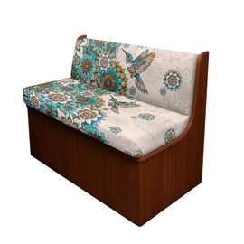 Brosoneto Rv Dinette Cushion Covers, Hummingbird Boho Flower Stretch Rv Accessories Camper Sofa Seat Cushion, Car Bench Furniture Protector Includes 1 Backrest Covers and 1 Bench Covers