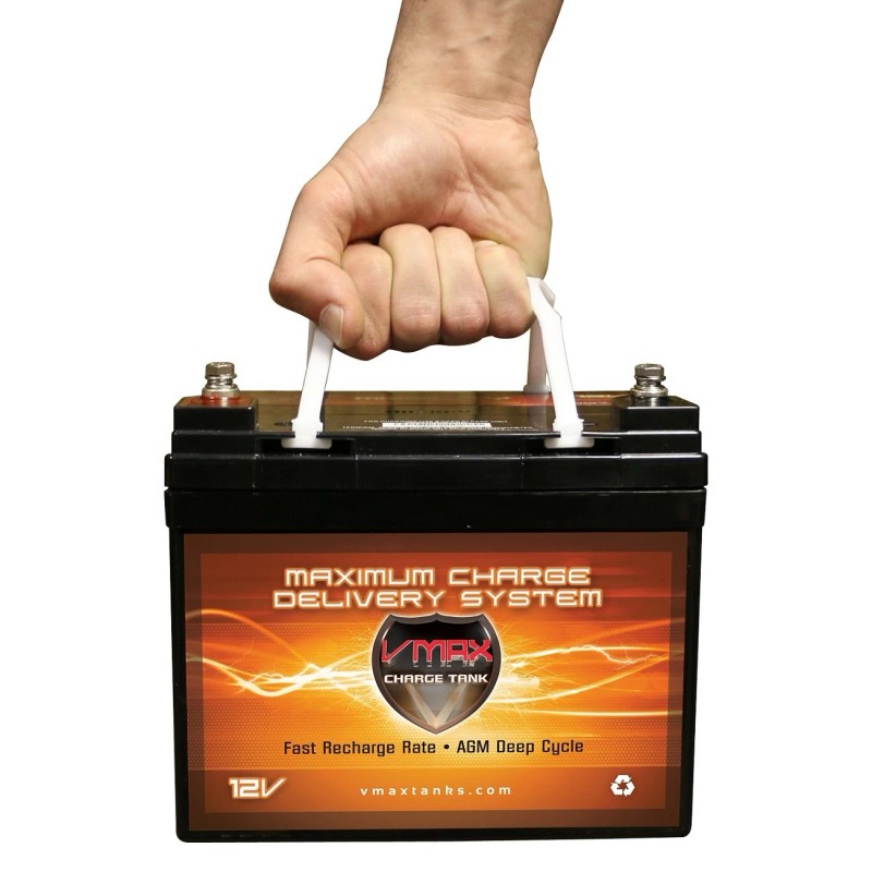 VMAX V35-857 Trolling Motor Battery AGM Upgrade ideal for 18-35lb