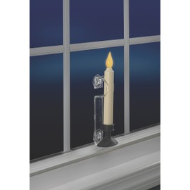 Xodus Innovations CA120-4 Window Candle Holders with 2 Suction Cups, Plastic L-Shaped Safety Bracket, Works with Most Battery and Electric Window Candles, Pack of 4