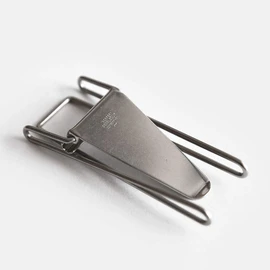 CANDY DESIGN & WORKS Hopper Double Clip Hopper Double Clip (Nickel (Silver)) CHW-01