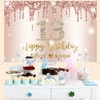 Happy 13th Birthday Decorations Backdrop Banner for Girls Happy 13