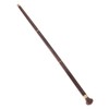 Elderly Wenge Walking Stick Elegant Ergonomic Detachable Round Grip Walking
