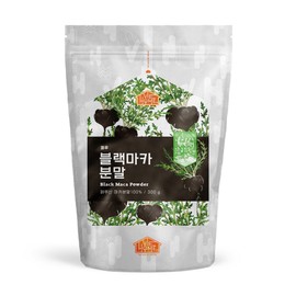 Healthy My Home Biom Peruvian Black Maca Gelatinized Powder, 1 piece, 300g / 건강한우리집비옴 페루 블랙마카 젤라틴화 분말, 1개, 300g