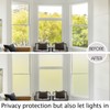 HIDBEA Frosted Window Privacy Film Heat Control UV Blocking, Static
