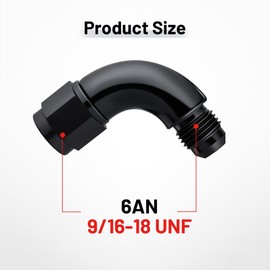 EVIL ENERGY AN Female to AN Male Full Flow Swivel Coupler Union Fitting Adapter Aluminum