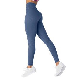 SHEFIT Boss Performance High Waisted Leggings for Women, SilkSculpt Activewear Leggings That Lift and Shape During Workouts, Running, and Yoga Navy