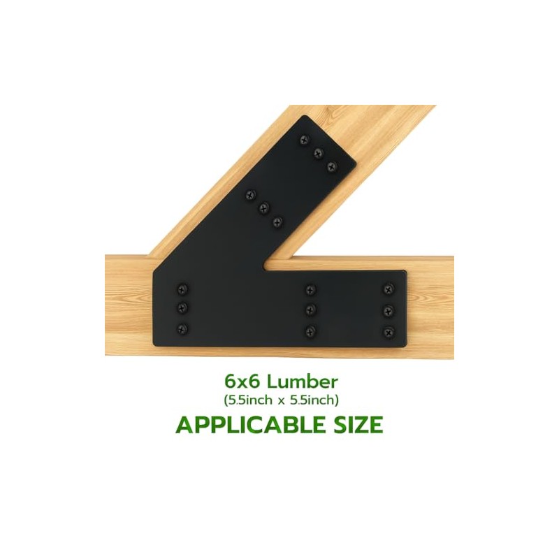 TROPTOLKY 45 Degree Angle Flat Bracket,Heavy Duty Steel Corner Brackets