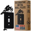Motocross Off-Road Dirt Bike Toggle Light Switch Wall Plate (Single