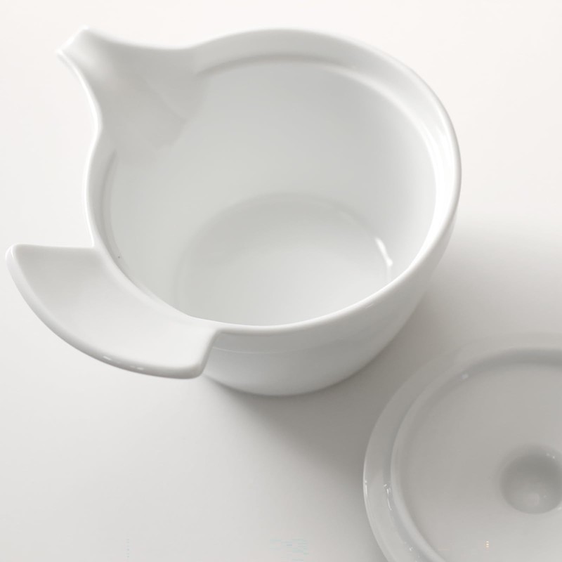 Oda Pottery Sparrow Tea Ceremony, Teapot (White) "Made in Japan