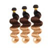 Freiuoke Ombre Blonde Bundles t1b/4/27 Body Wave Bundle Brazilian Virgin