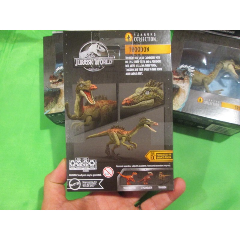 Mattel JURASSIC WORLD HAMMOND COLLECTION TROODON MATTEL TRUE FX PARK