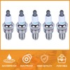 Haishine 5 Pack Spark Plug fit for Stihl FC70 BR500