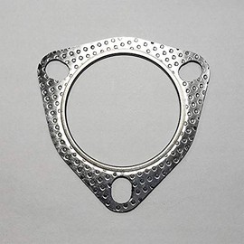 2.5" 3 Bolt MLSG High Temp Exhaust Gasket w/SS Fire Ring (Qty 1)