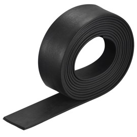 TOP-VIGOR EPDM Rubber Foam Strip 3mm (T) x 40mm (W) x 2000mm (L), Weatherproof Door Seal Rubber Sealing Strip Foam Tape for DIY Gasket Insulation Soundproofing, Reduce Vibration Mat Black