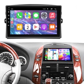 Android 14 Car Radio for Toyota Sienna 2004 2005 2006 2007 2008 2009 2010, 【4+64GB】 9 Inch IPS Touch Screen Sienna Stereo with Wireless CarPlay & Android Auto, Bluetooth/WiFi/GPS/FM/SWC+Backup Camera