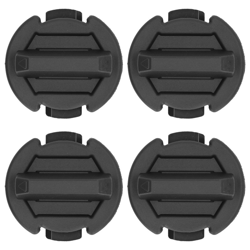 4PCs Black Floor Drain Plug Twist Good Sealing Replacement for
