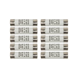 Replacement Fuse 10Pcs 10x38 Fast Blow Ceramic Fuse 10x38mm Fuse 500V 1A 2A 3A 5A 6A 10A 16A 20A 32A RO15 RT18 RT14 - (AMP: 6A)