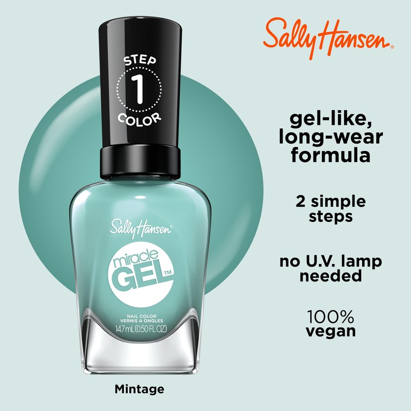 Sally Hansen Miracle Gel™, Mintage, Long Lasting, Gel-Like Formula, No