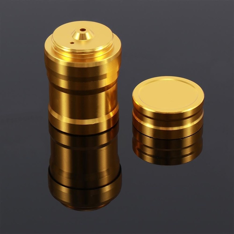 Gold Portable Metal Mini Alcohol Lamp, 10ml Liquid Lighter Stoves