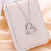 DAOCHONG S925 Sterling Silver Best Friend Friendship Heart BFF Jewelry