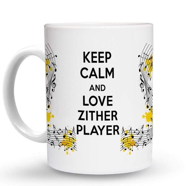 Makoroni - KEEP CALM AND LOVE ZITHER PLAYER 15 oz