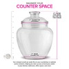 Modern Innovations 80-Ounce Candy & Cookie Jar with Lid, Premium