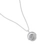 Alex and Ani Birthstone and Flower Flip Charm Adjustable Necklace,
