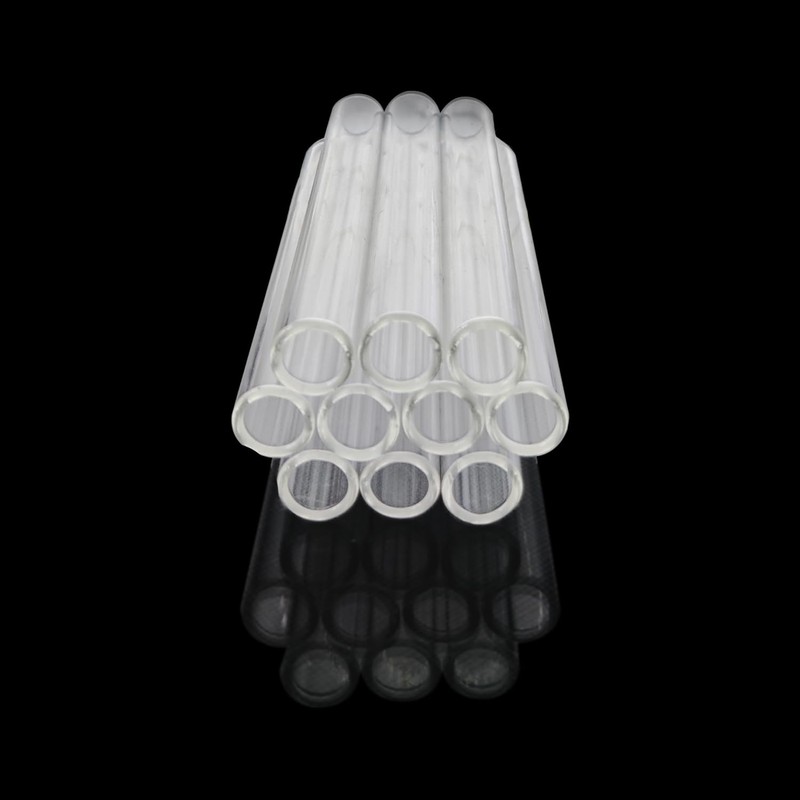 HZCPENG 10 Pcs Clear Glass Tubes 4 Inches Long 10mm