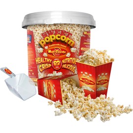 Popcorn Mega Bucket Bundle - Sweet Popcorn 600g - 12 Cartons - 1 Popcorn Scoop
