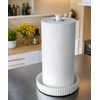 VROOMIUM Paper Towel Holder Countertop, Ceramic Base Easy-to-Clean, 1.5 lbs,