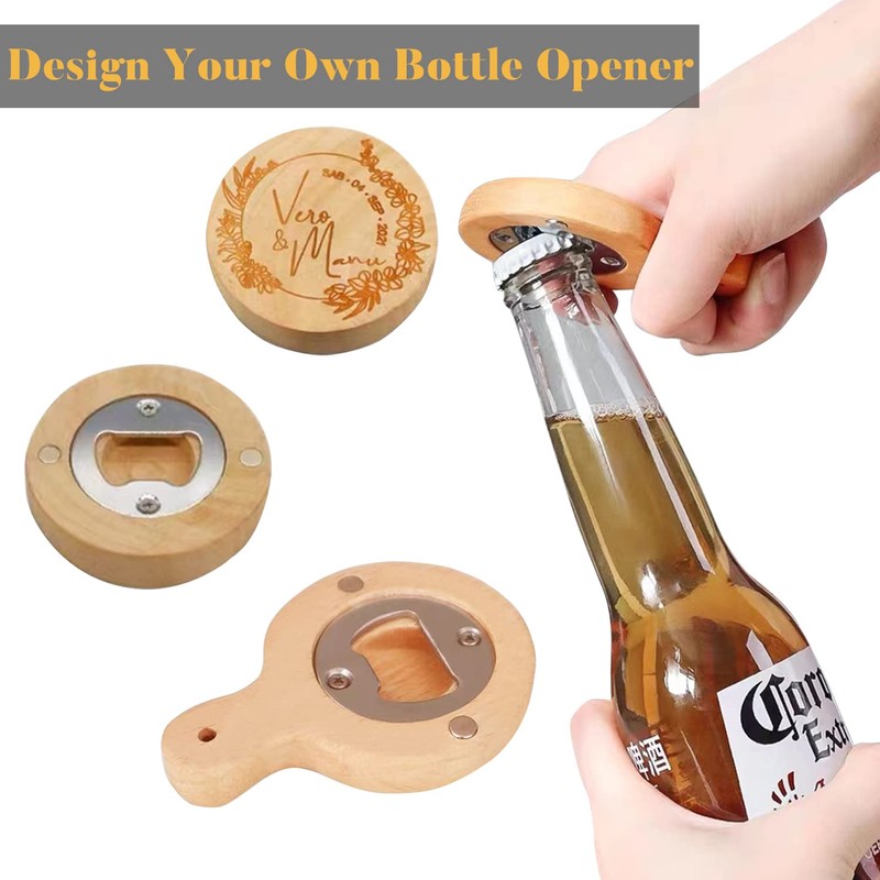 Bottle Opener Insert - 50 Sets Stainless Steel Bottle Opener