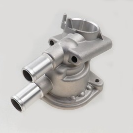 Car Aluminum Metal Thermostat Housing Cover Assembly Kit Engine Coolant Water Flange Pump Outlet fit for Honda Civic 1996-2000 1.6L L4 19320P2A000 19320-P2A-000