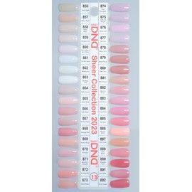 DND DUO GEL - SHEER COLLECTION - 880 TAKE A VOW -  GEL NAIL POLISH SET
