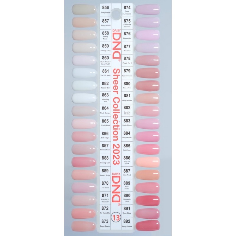 DND DUO GEL - SHEER COLLECTION - 880 TAKE A
