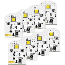 Upgraded 8 PCS WR55X11132 WR55X25754 GE Refrigerator LED Light Bulb Replace WR55X30602 WR55X26486 PS4704284 3033142 EAP12172918 AP6261806 No-Include Plastic Cover, Waterproof