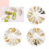 네일아트 스톤 체인 파츠 12p 세트 3종 [no.171스톤체인세트3] Nail Art