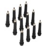 Meichoon 12 Pack Trekking Pole Tips Replacement Carbide Tips for