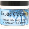 Eclectic Lady Exotic Coconut Satin and Silk Cream, Body Cream,