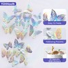 72 Pcs 3D Butterfly Wall Decor, 3D Laser Butterfly Wall
