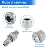 4 pcs 3/8 inch NPT Pressure Washer Adapter Set for