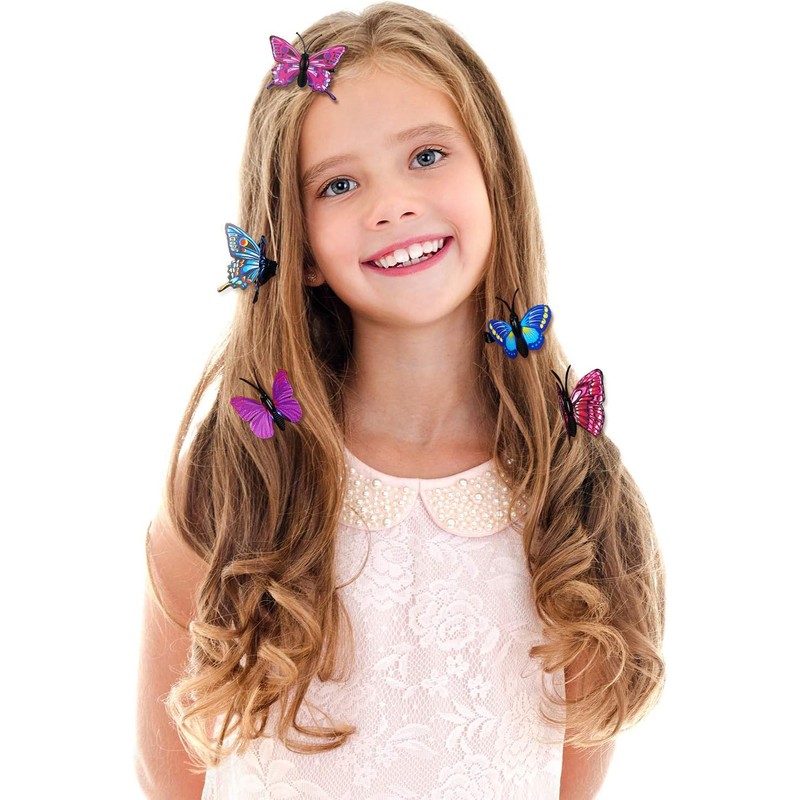36 Piezas de Clips de Pelo de Mariposa, Coloridos Pasadores