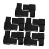TEHAUX 10pcs Plastic Square Tubing Connectors Shape Tube Fittings for