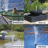 Biling Solar Water Pump Outdoor, Upgraded Solar Fountain Pump Kit