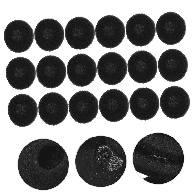 TEHAUX 50pcs Earphone Covers Fit Earbuds Cover Replacement Pads for
