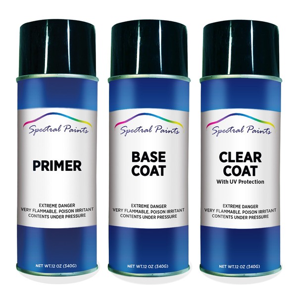 Spectral Paints For Honda NH623M Satin Silver Met. Aerosol Paint